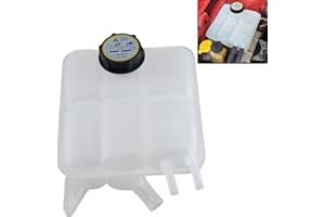 PPNZQAUT 603-043 Front Engine Coolant Reservoir Tank with Cap Compatible with 2004 - 2013 Mazda 3 | 2009 - 2013 Mazda 3 Sport, Replacement Coolant Overflow Reservoir, Replaces# LF5015350 5M5H8K218AA