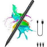 Stylus Pen for Android Tablet/Phones, Tablet Pencil for iOS/Android,Black | Fast Charge Stylist for Writing/Drawing,Active Stylus Pen for iPhone/Nintendo Switch/Samsung/Mi/HW/Lenovo/Poco X8 Pro/Max