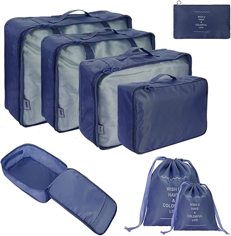 packing toiletries in suitcase