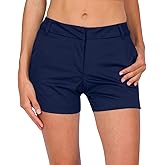 Three Sixty Six Womens Golf Shorts 4 ½ Inch Inseam - Quick Dry Active Shorts with Pockets, Athletic and Breathable