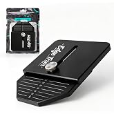 FOSHIO Aluminum Edge Trimming Template Tool, Adjustable Edge Distance (5-35mm), Straight Line Cutting Guide for Furniture, Cabinet, Countertop, Window Tint &amp; Vinyl Wrap