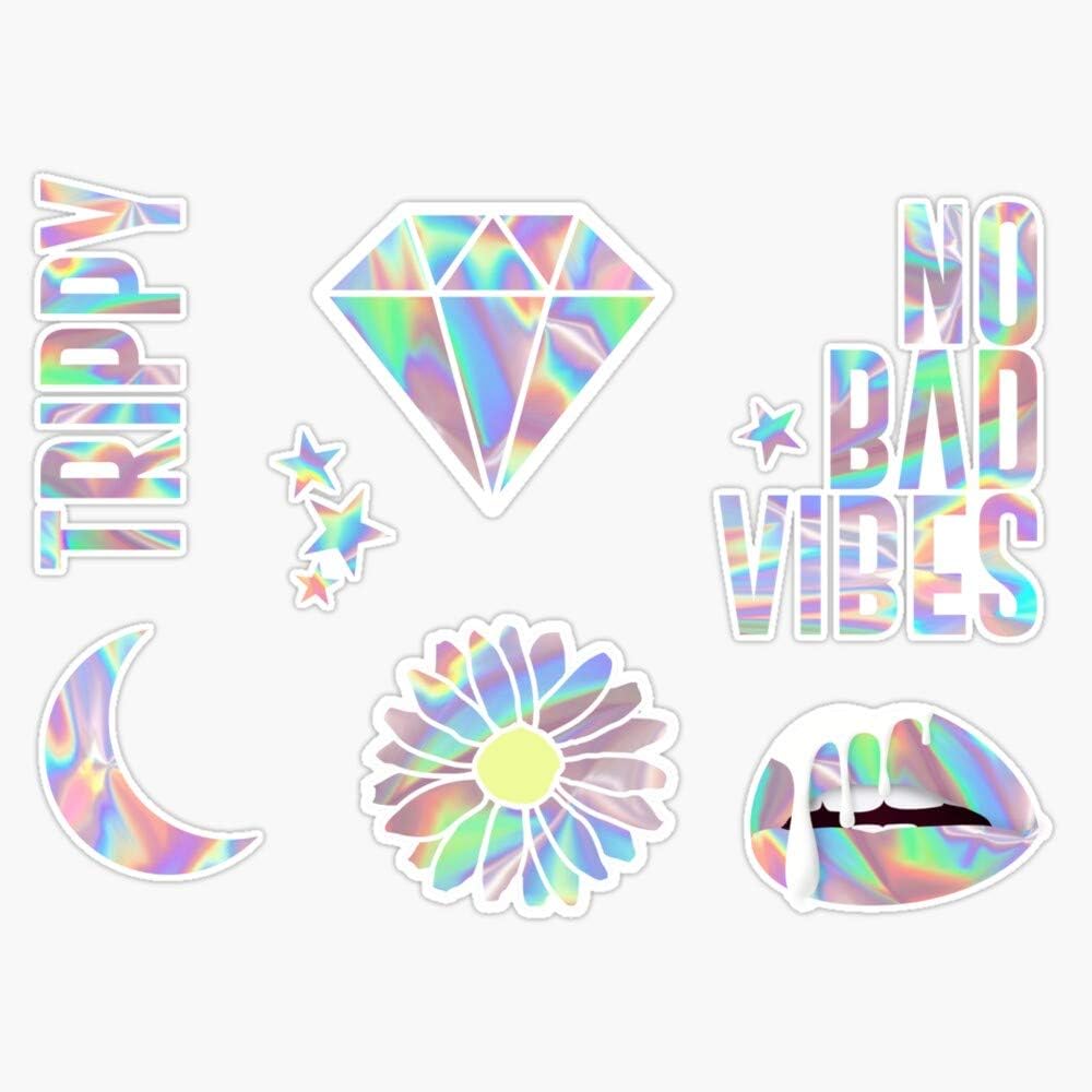 Holographic Pack Sticker Vinyl Decal Wall Laptop Window Car