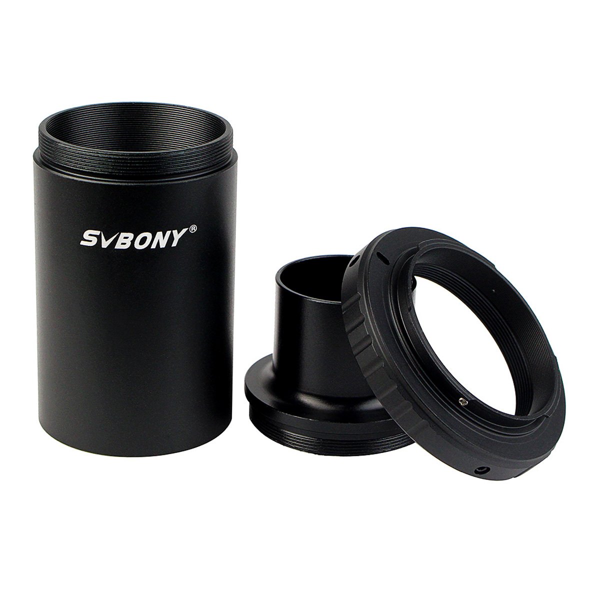 Svbony Telescope Camera Adapter, 1.25 Inches T Ring Mount with All Metal Extension Tube Telescope Accessories Eyepiece Projection Compatible with Nikon SLR DSLR โ image 1