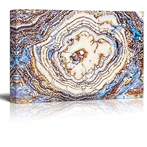 Abstract Agate Slice Pattern