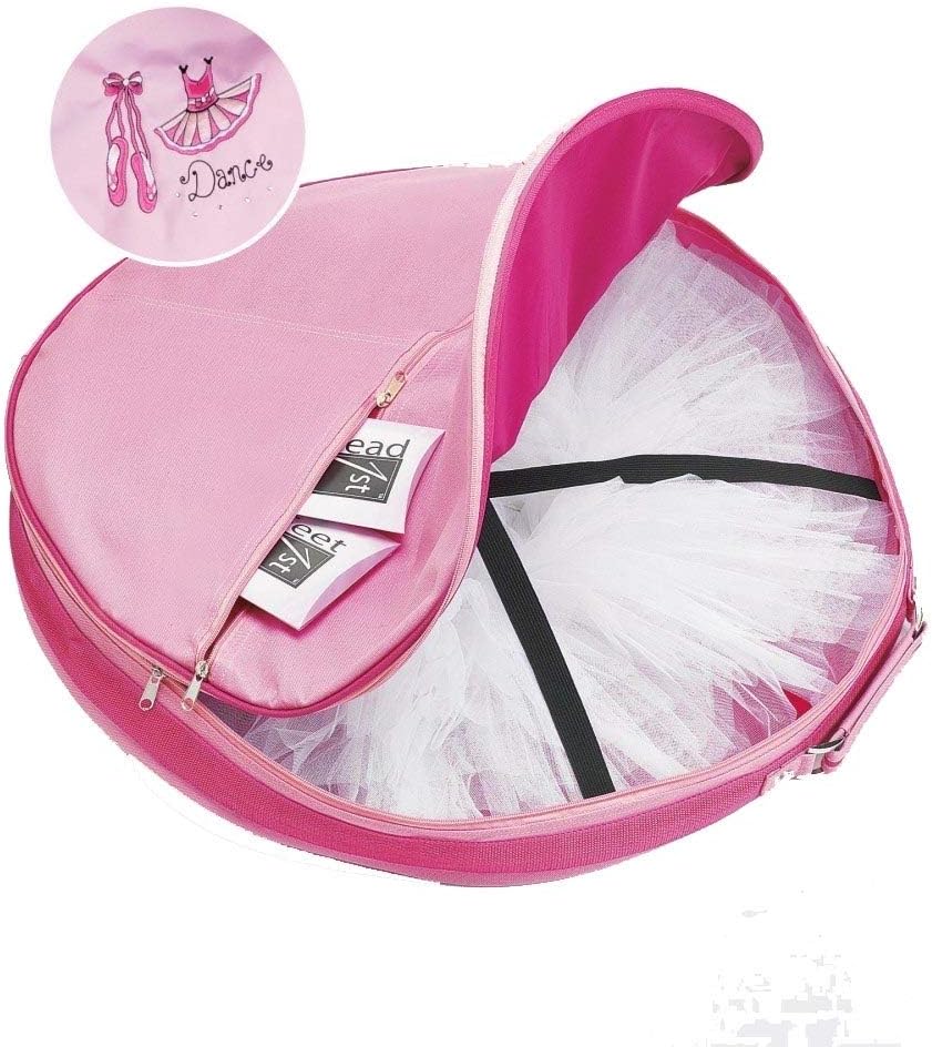 Ballet Shoes Pancake Tutu Zip Around Bag - Large (Pink)