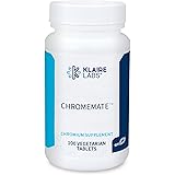 Klaire Labs Chromemate - Chromemate Chromium Polynicotinate 200mcg Supplement - Bioavailable Form of Chromium with Niacin - H