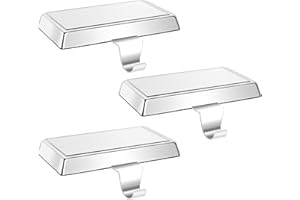 Abilat 3 Pack Silver Christmas Stocking Holder, Metal Stocking Holder for Mantle Fireplace Table Christmas Decoration, Non-Slip Heavy Stocking Holder with Hook