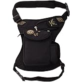 BLESSUME Steampunk Fannypack Cotton Waistbag Travel Practical Belt