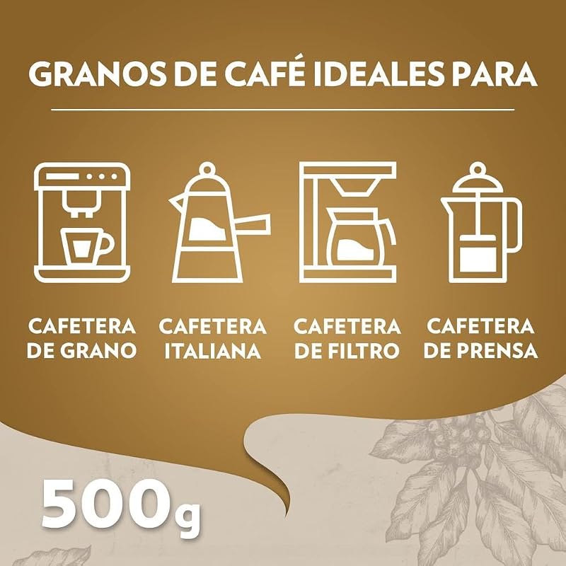 Caffè in Grani per Macchina Espresso Qualità Oro - 500 gr