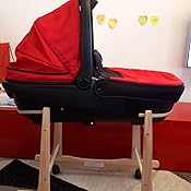 Supporto A Dondolo Per Culla In Vimini - Base In Pino Massello, Regolabile E Sicuro Per Neonati - Foto 10