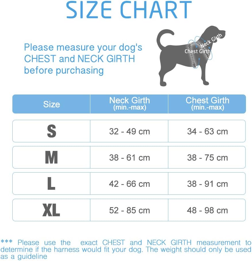 rabbitgoo Dog Harness Medium No Pull Pet Harness with 2 Leash Clips, Adjustable Soft Padded Pet Vest Harness - Image 3