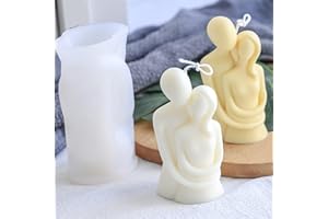ASAISWO Boy and Girl Hug Mold Couple Mold Couple Candle Mold Body Mold Handmade Silicone Mold Silicone Mold for Candle Making Molds 3D Mold Resin Mold Clay Mold Pendant Mold