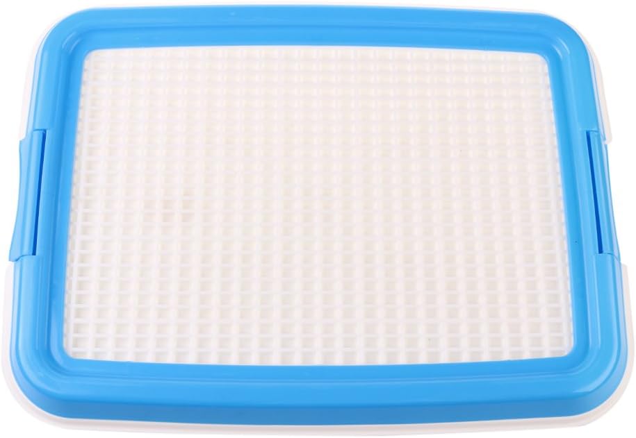 Candora Odourless Puppy Toilet Puppy Loo Training Potty Dog Toilet,Puppy Trainer Starter Kit Pet Toilet Potty Puppy Training Pad Holder Indoor Outdoor (Blue) - Image 3