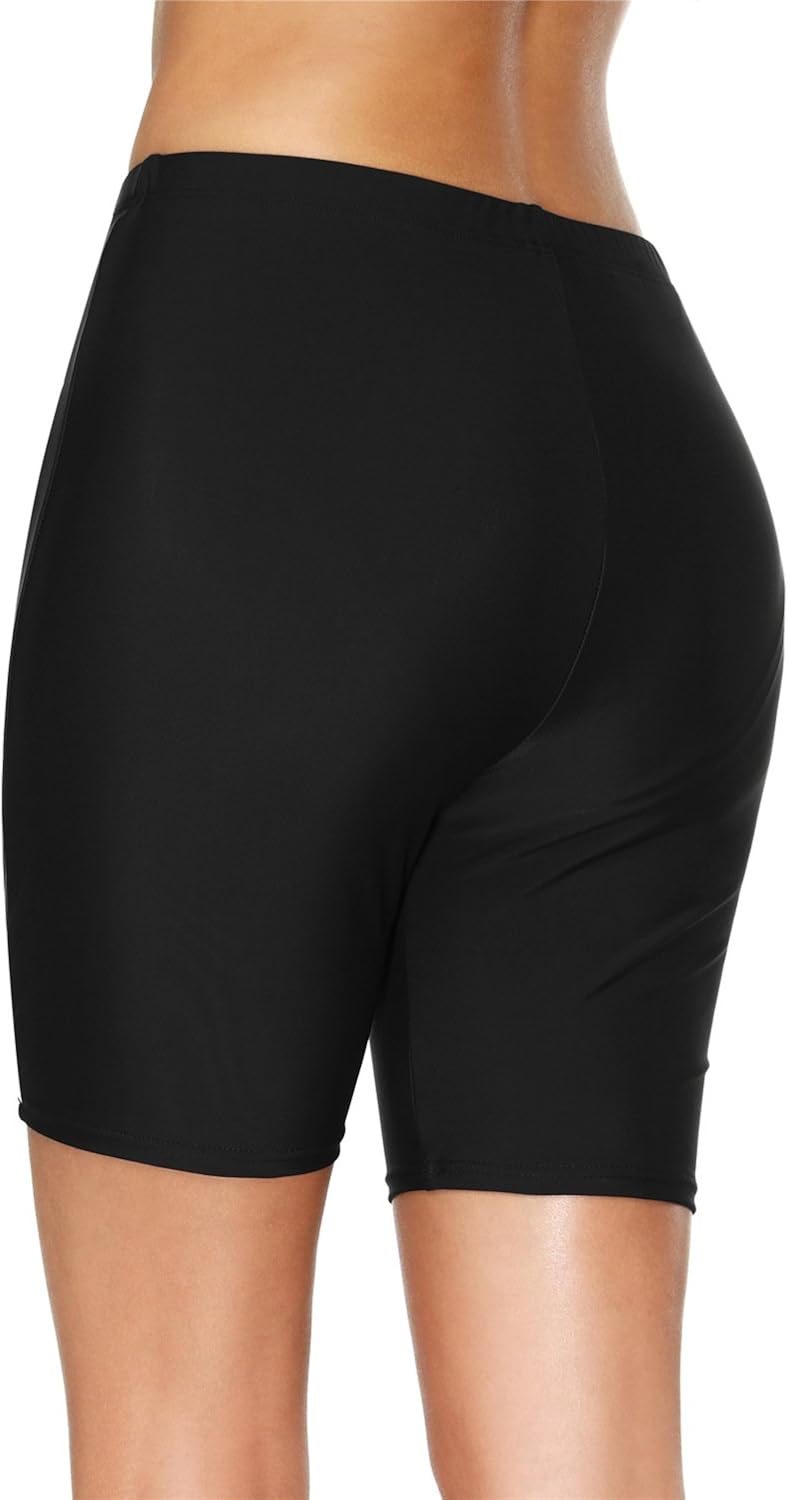 high waisted swim capris