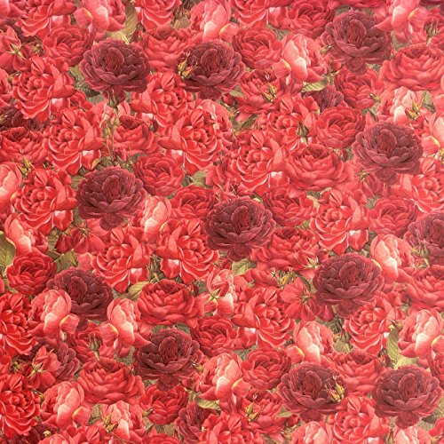 TassottiPaper - Red Roses 19.5"x27.5" Sheet