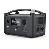 EF ECOFLOW Portable Power Station RIVER, 288Wh Backup Lithium Battery with 3 600W (Peak 1200W) AC Outlets & LED Flashlight, C