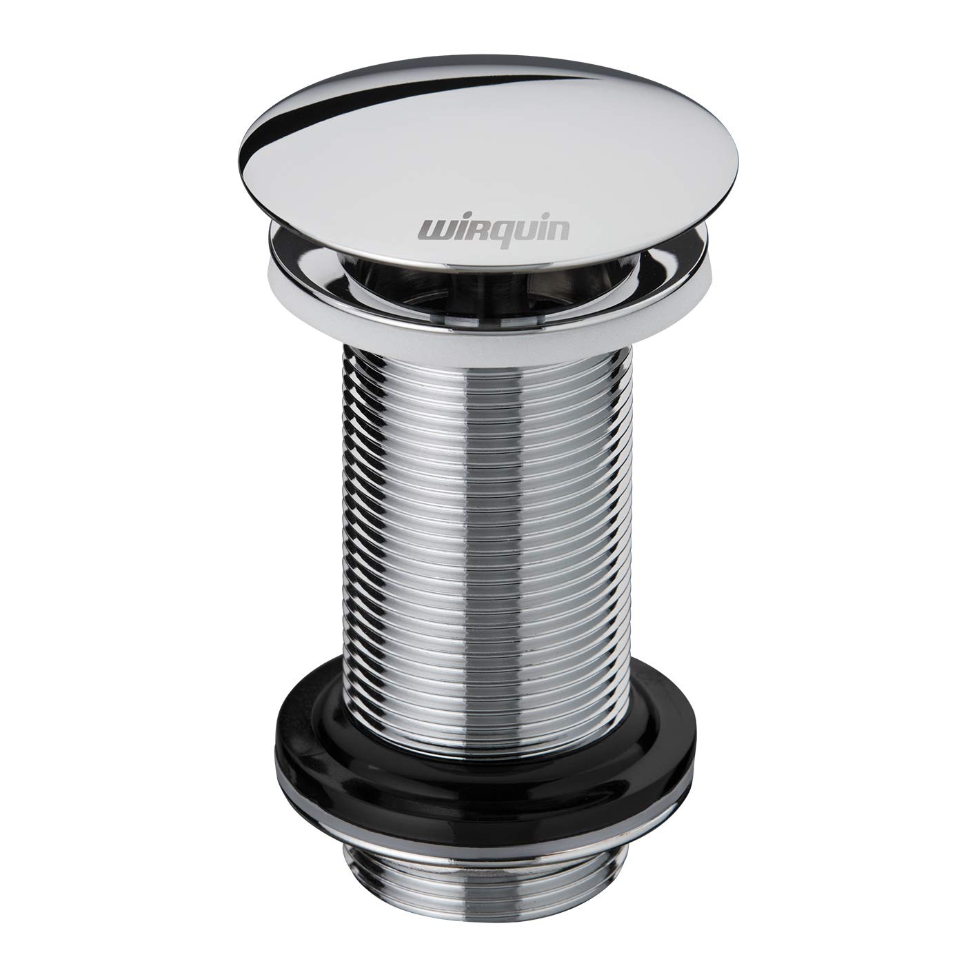 Wirquin 30723425 Designer Basin Plug Without Overflow, Chrome