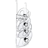 QIHS Pot Lid Organizer,304stainless steel door hanging pot lid rack (Modern,Four-layer)
