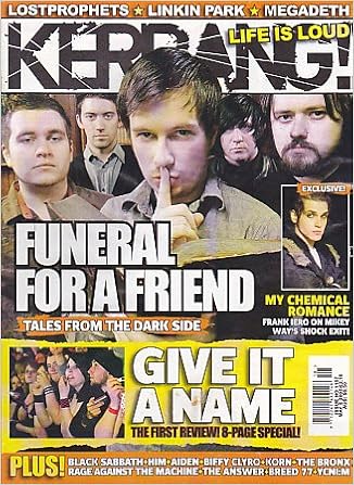 Kerrang Magazine Back Issue 1157 Funeral For A Friend My Chemical Romance Korn Amazon Co Uk Kerrang Magazine Books
