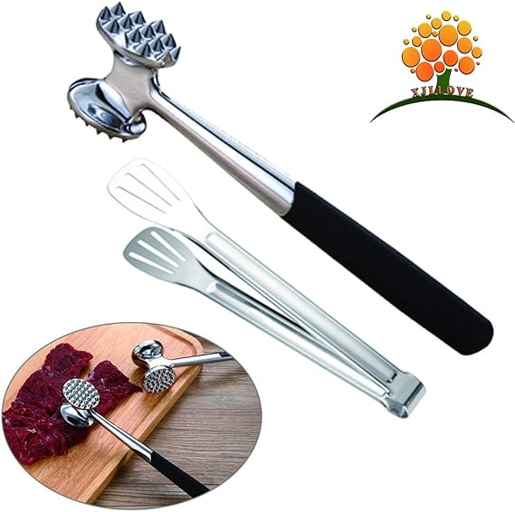 XJLLOVE Sirloin Hammer Steak Hammer Loose Meat Hammer Alloy Broken Rib