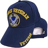 RFCO Air Force Veteran Shadow USAF US Embroidered Blue Ball Cap Baseball Cap Hat