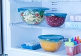 Pyrex Prep & Store Set of 3 Glass Bowls with Lids 0.5L 1L 2L BPA Free view 6