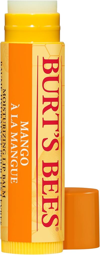 Burt's Bees Mango Lip Balm 4.25g Natural Beeswax Vitamin E Moisturising