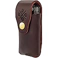 1791 EDC Multitool Sheath, American Leather Multitool Pouch for Belts with Snap, Compatible with Full Size Leatherman, SOG and Gerber. Max Size = 4" Long