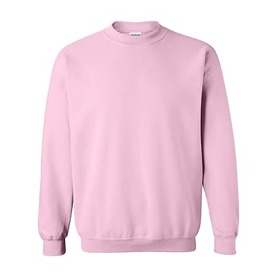 Gildan Heavy Blend Crewneck Sweatshirt in Light Pink Uganda Ubuy