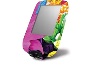 Mighty Skins Skin Compatible with Abbott Freestyle Libre 1 & 2 - Colorful Flowers | Protective, Durable, and Unique Vinyl Decal wrap Cover | Easy to Apply, Remove, and Change Styles | Made in The USA