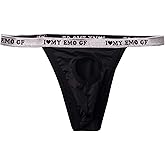 HAVBX Mens Sexy Open Front Underwear High Cut Bikini Briefs T back Sissy Lingerie