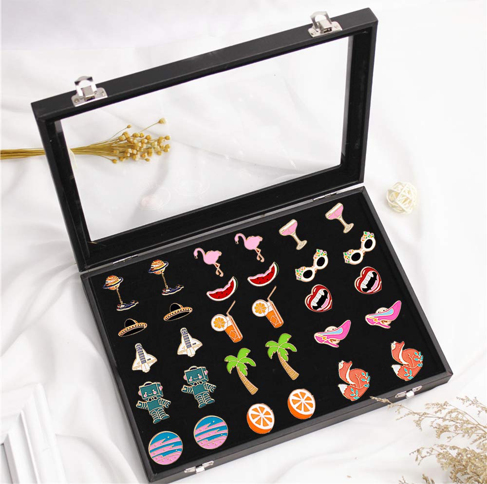 Shadow Box Display Case Pin Holder Enamel Pin Display Pin Collection