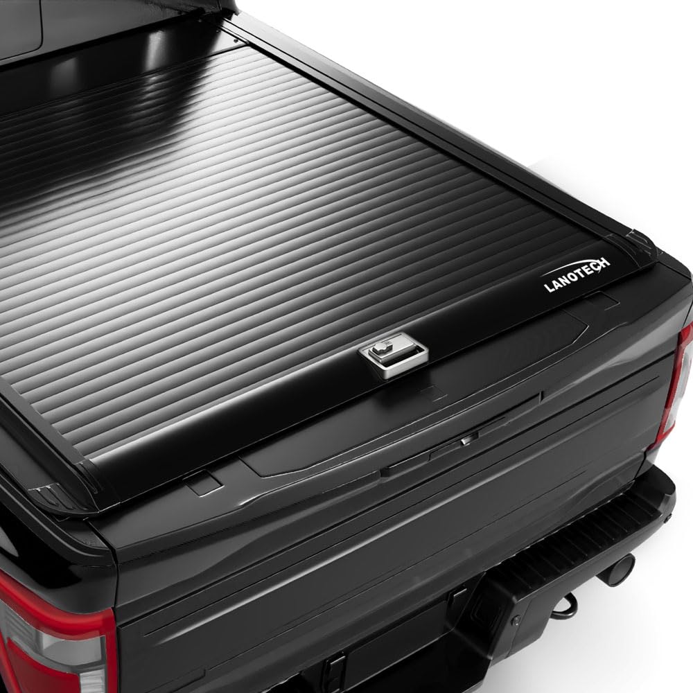 Photo 1 of Lanotech Retractable Hard Tonneau Cover for Ford Maverick 2022-2026 | 4.6FT/54.4" Aluminum Bed Cover with Password Lock | Waterproof & Anti-Theft | Easy Installation