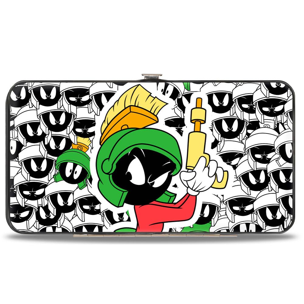 Buckle-Down Women's Standard Hinge Wallet-Marvin The Martian, 7" x 4"