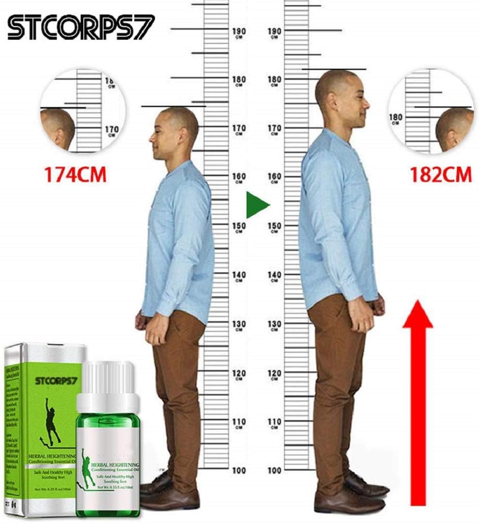 Growth Boosting Essential Oil, STCORPS7 Herbal Body Taller Essential Oil Height Increasing Oil Body Grow Taller Essential Oil Foot Health Care Products Promote Bone Growth Soothing Feet Safe & Healthy
