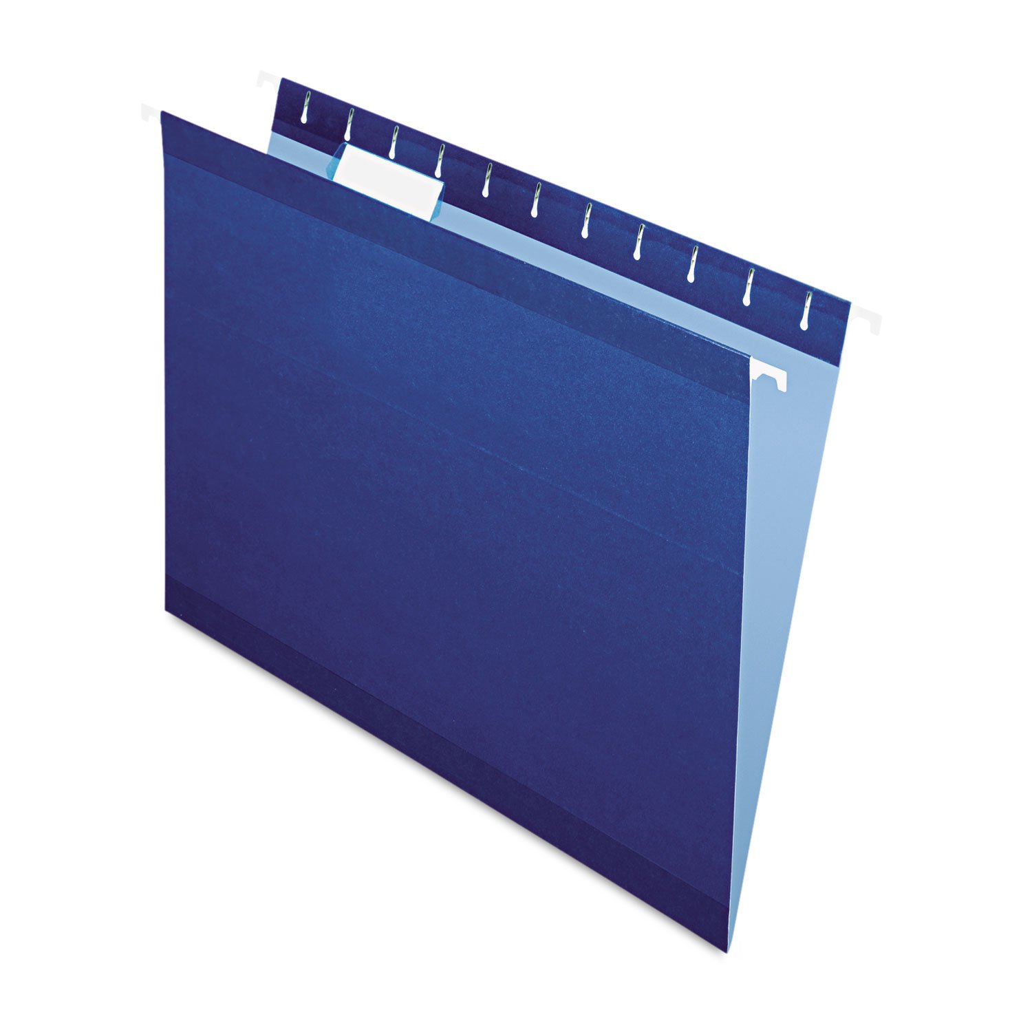 Pendaflex Reinforced Hanging File Folders, Letter Size, Navy, 1/5 Cut, 25/BX (4152 1/5 NAV)