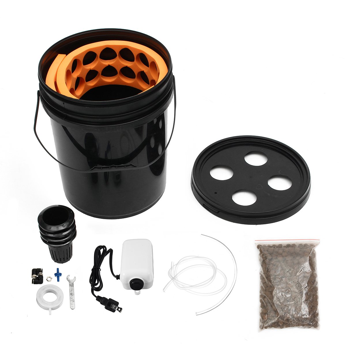 WEIGR Hydrokultur System 5x11L - Komplettset Mit Pumpe Für Indoor Gardening