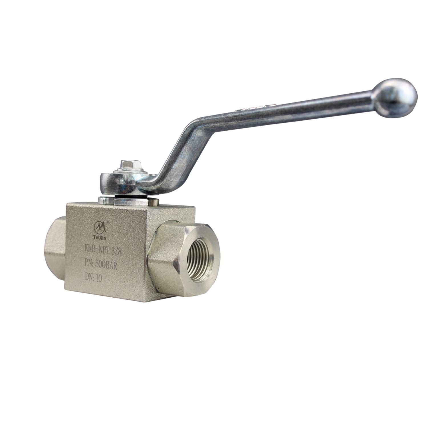 Valves Taixin Hydraulic High Pressure Ball Valve 2 Way 3/8NPT 7250 PSI