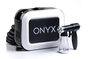 NAKED SUN Onyx Spray Tan Machine with Professional Tanning Gun - Matte