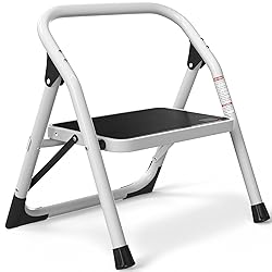 SOLADDER 1-Step Ladder Folding Step Stool with