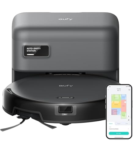 Amazon.com: eufy X8 Pro Robot Vacuum Self-Empty Station, Twin