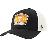 Tennessee Volunteers NCAA Officially Licensed Snapback Hat Big Rig Patch Black White Switchback