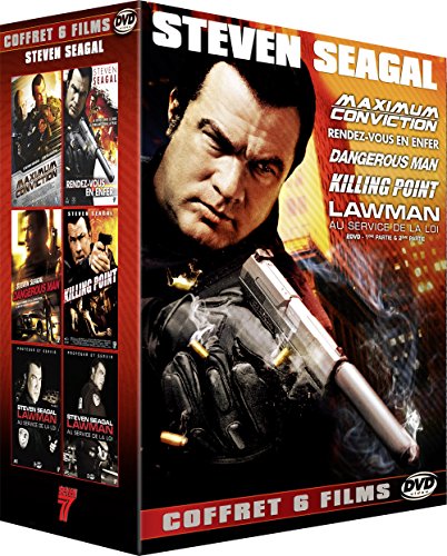 Steven Seagal - Coffret 6 Films : Maximum Conviction + Rendez-Vous En Enfer + Dangerous Man + Killing Point + Lawman - Au Service De La Loi, 1ère Et 2ème Partie - Pack
