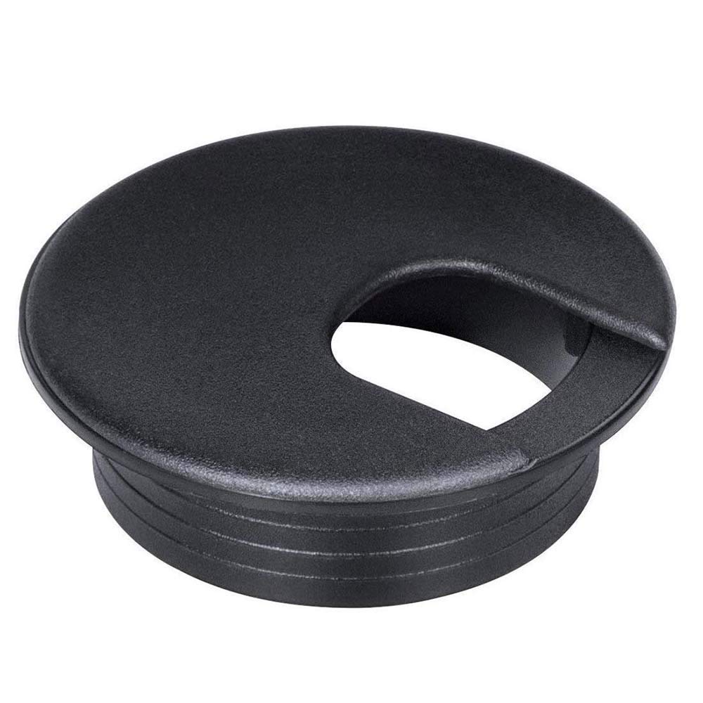 Gasea 12 Pack Desk Grommets, 50mm/2 Inch Plastic Cable Hole Covers, Cord Tidies & Wire Organizers for Computer Desk, Table, Office, Home