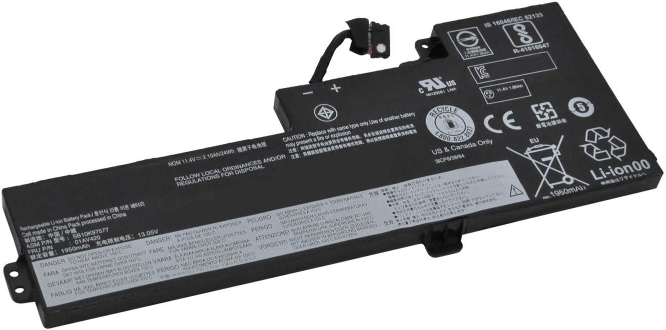 01AV420 01AV421 SB10K97578 01AV489 SB10K97577 01AV419 SB10K97576 Laptop Battery Replacement for Lenovo ThinkPad A475 A485 T470 T480 TP25 Series(11.46V 24Wh) - Image 4