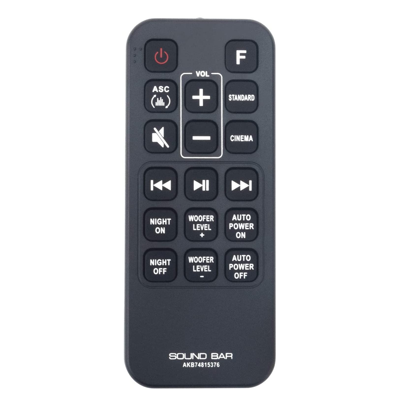 VINABTY AKB74815376 AKB74815331 Replaced Remote Control fit for LG Soundbar Speaker System SJ3 SJ4 SJ-3 SJ-4