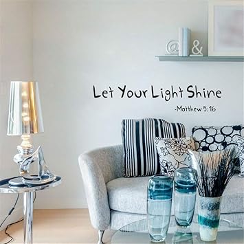 Pegatina De Pared Cotizaciones De Estimulo De Matthew Deje Que Su