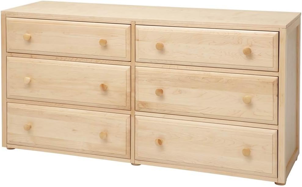6 Drawer Kids Wooden Dresser