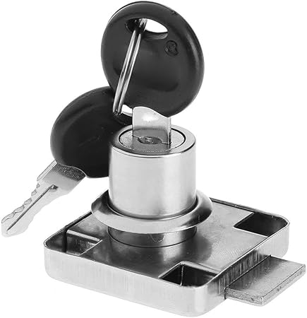 Whitelotous Security Drawer Lock Desk Wardrobe File Cabinet Locker