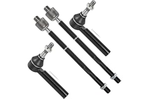SCITOO 4pcs Front Suspension Kit Outer Inner Tie Rod End Fit 2014-2018 For Chevy Silverado 1500 2015-2019 Suburban 2015-2019 Tahoe 2014-2018 For GMC Sierra 1500 2015-2019 Yukon
